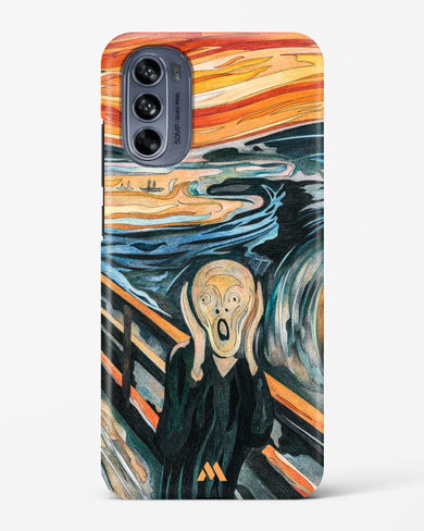 The Scream in Technicolor [Edvard Munch] Hard Case Phone Cover (Motorola)