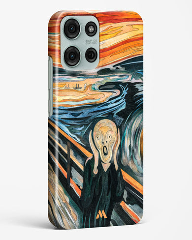 The Scream in Technicolor [Edvard Munch] Hard Case Phone Cover (Motorola)