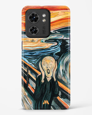 The Scream in Technicolor [Edvard Munch] Hard Case Phone Cover (Motorola)