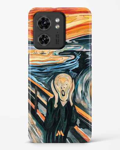 The Scream in Technicolor [Edvard Munch] Hard Case Phone Cover (Motorola)