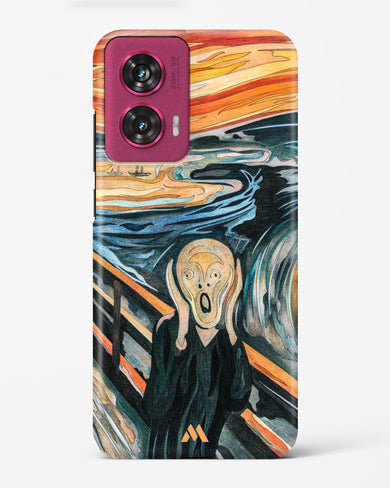 The Scream in Technicolor [Edvard Munch] Hard Case Phone Cover (Motorola)