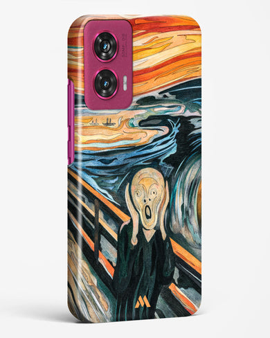 The Scream in Technicolor [Edvard Munch] Hard Case Phone Cover (Motorola)