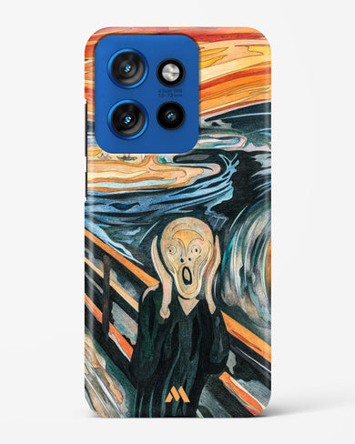 The Scream in Technicolor [Edvard Munch] Hard Case Phone Cover (Motorola)