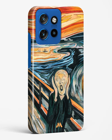 The Scream in Technicolor [Edvard Munch] Hard Case Phone Cover (Motorola)