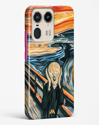 The Scream in Technicolor [Edvard Munch] Hard Case Phone Cover (Motorola)