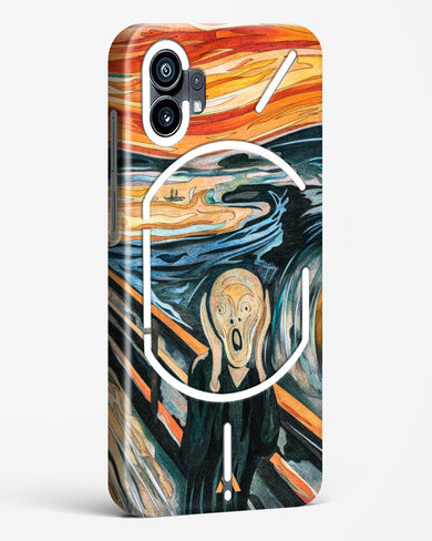 The Scream in Technicolor [Edvard Munch] Hard Case Phone Cover (Nothing)