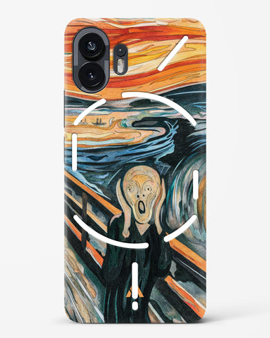 The Scream in Technicolor [Edvard Munch] Hard Case Phone Cover (Nothing)