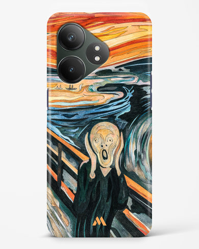 The Scream in Technicolor [Edvard Munch] Hard Case Phone Cover (Realme)