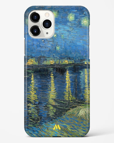 Starry Night Over the Rhone [Van Gogh] Hard Case Phone Cover-(Apple)