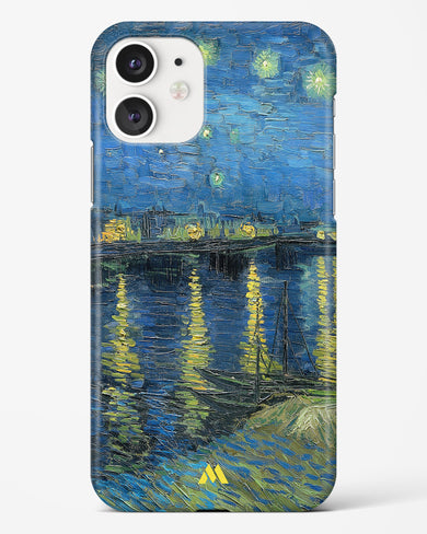 Starry Night Over the Rhone [Van Gogh] Hard Case Phone Cover-(Apple)