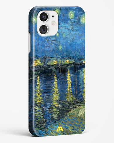 Starry Night Over the Rhone [Van Gogh] Hard Case Phone Cover-(Apple)