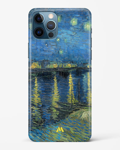 Starry Night Over the Rhone [Van Gogh] Hard Case Phone Cover-(Apple)