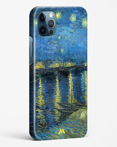 Starry Night Over the Rhone [Van Gogh] Hard Case Phone Cover-(Apple)