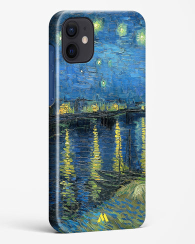 Starry Night Over the Rhone [Van Gogh] Hard Case Phone Cover-(Apple)