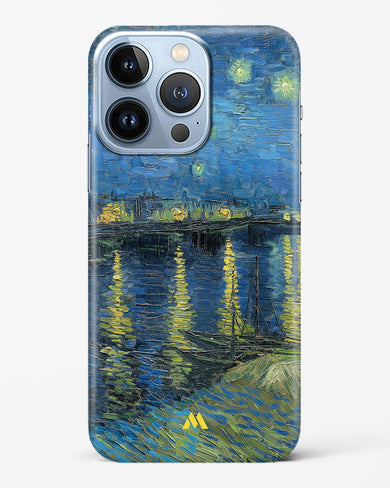 Starry Night Over the Rhone [Van Gogh] Hard Case Phone Cover-(Apple)