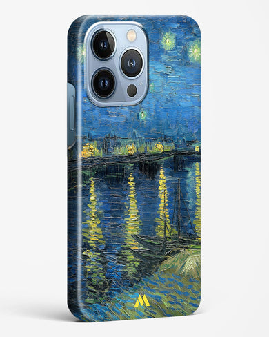 Starry Night Over the Rhone [Van Gogh] Hard Case Phone Cover-(Apple)