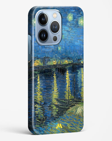 Starry Night Over the Rhone [Van Gogh] Hard Case Phone Cover-(Apple)