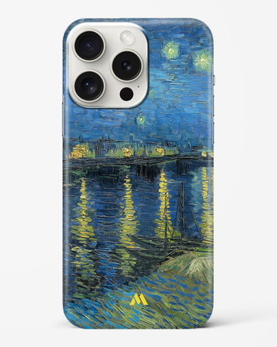 Starry Night Over the Rhone [Van Gogh] Hard Case Phone Cover-(Apple)