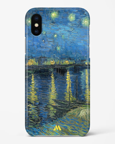 Starry Night Over the Rhone [Van Gogh] Hard Case Phone Cover-(Apple)