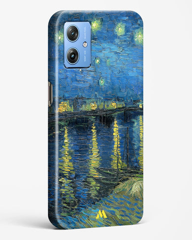 Starry Night Over the Rhone [Van Gogh] Hard Case Phone Cover (Motorola)