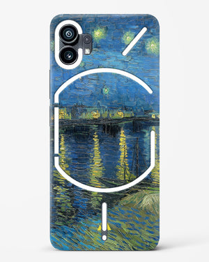 Starry Night Over the Rhone [Van Gogh] Hard Case Phone Cover (Nothing)