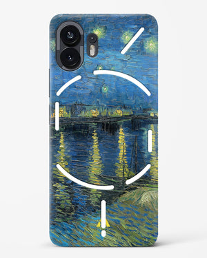 Starry Night Over the Rhone [Van Gogh] Hard Case Phone Cover (Nothing)