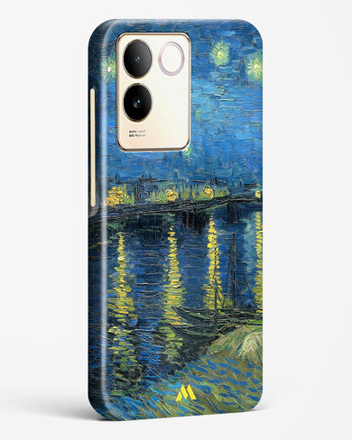 Starry Night Over the Rhone [Van Gogh] Hard Case Phone Cover-(Vivo)