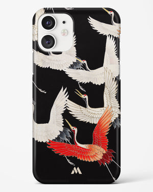 Furisode With A Myriad Of Flying Cranes Hard Case iPhone 11
