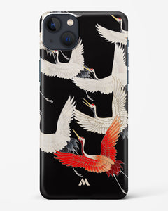 Furisode With A Myriad Of Flying Cranes Hard Case Phone Cover (Apple)