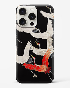 Furisode With A Myriad Of Flying Cranes Hard Case iPhone 15 Pro