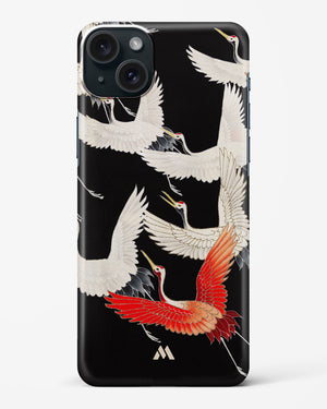 Furisode With A Myriad Of Flying Cranes Hard Case Phone Cover (Apple)