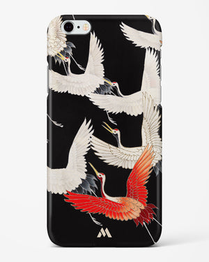 Furisode With A Myriad Of Flying Cranes Hard Case Phone Cover (Apple)