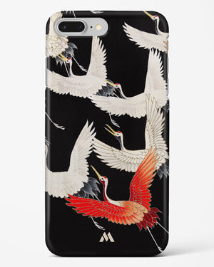 Furisode With A Myriad Of Flying Cranes Hard Case Phone Cover (Apple)