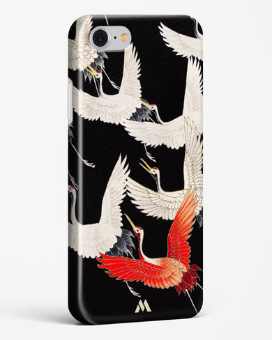 Furisode With A Myriad Of Flying Cranes Hard Case Phone Cover-(Apple)