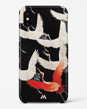 Furisode With A Myriad Of Flying Cranes Hard Case Phone Cover (Apple)