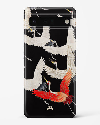Furisode With A Myriad Of Flying Cranes Hard Case Phone Cover-(Google)