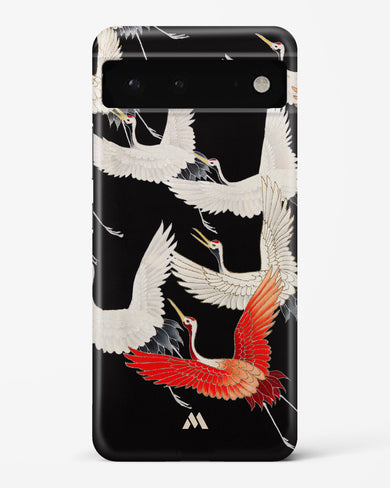 Furisode With A Myriad Of Flying Cranes Hard Case Phone Cover-(Google)