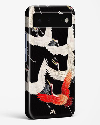 Furisode With A Myriad Of Flying Cranes Hard Case Phone Cover-(Google)