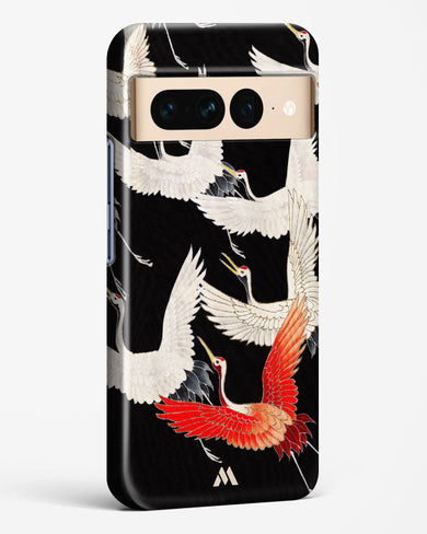 Furisode With A Myriad Of Flying Cranes Hard Case Phone Cover-(Google)