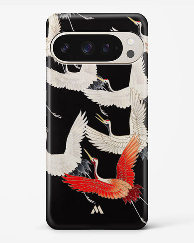 Furisode With A Myriad Of Flying Cranes Hard Case Phone Cover (Google)