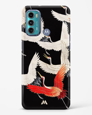 Furisode With A Myriad Of Flying Cranes Hard Case Phone Cover (Motorola)