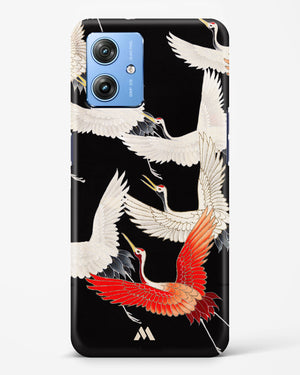 Furisode With A Myriad Of Flying Cranes Hard Case Phone Cover (Motorola)