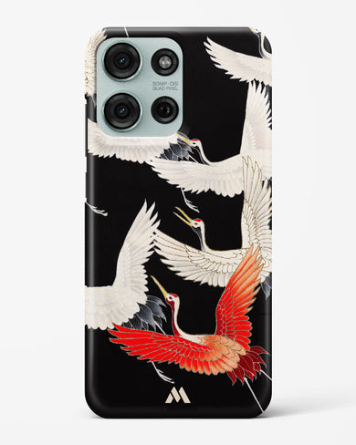 Furisode With A Myriad Of Flying Cranes Hard Case Phone Cover (Motorola)