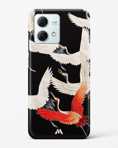 Furisode With A Myriad Of Flying Cranes Hard Case Phone Cover (Motorola)