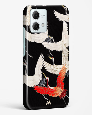Furisode With A Myriad Of Flying Cranes Hard Case Phone Cover (Motorola)