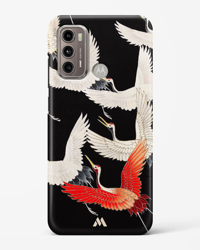 Furisode With A Myriad Of Flying Cranes Hard Case Phone Cover (Motorola)