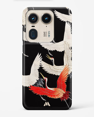 Furisode With A Myriad Of Flying Cranes Hard Case Phone Cover (Motorola)