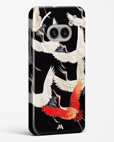 Furisode With A Myriad Of Flying Cranes Hard Case Phone Cover (Nothing)