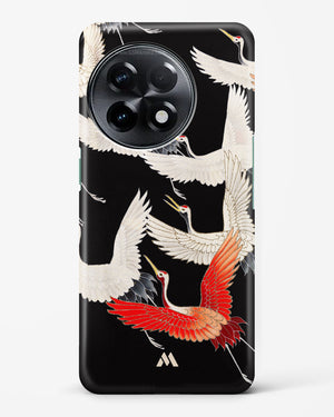 Furisode With A Myriad Of Flying Cranes Hard Case Phone Cover-(OnePlus)