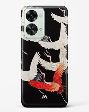 Furisode With A Myriad Of Flying Cranes Hard Case Phone Cover-(OnePlus)